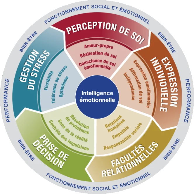 Roue des émotions en intelligence émotionnelle