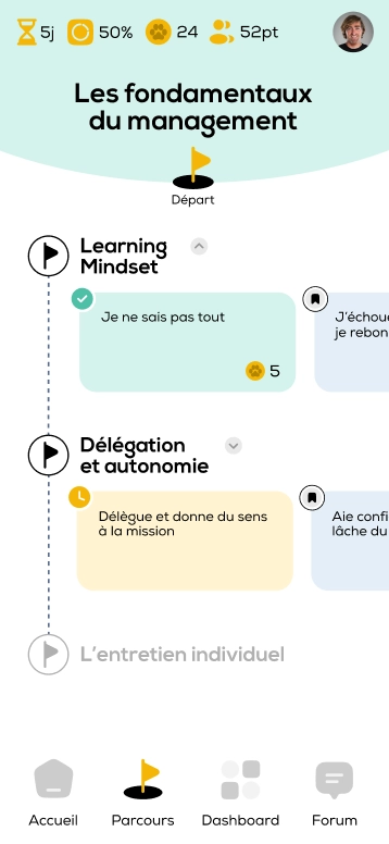 Parcours de micro-actions Power 21